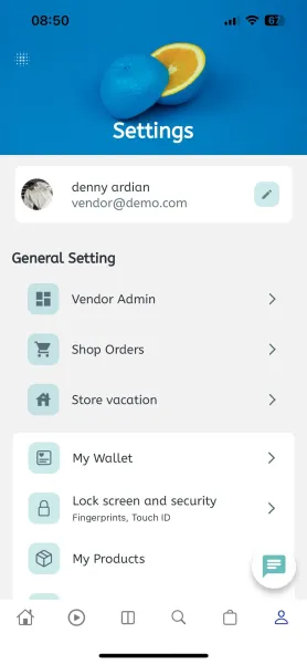 Vendor: User Profile