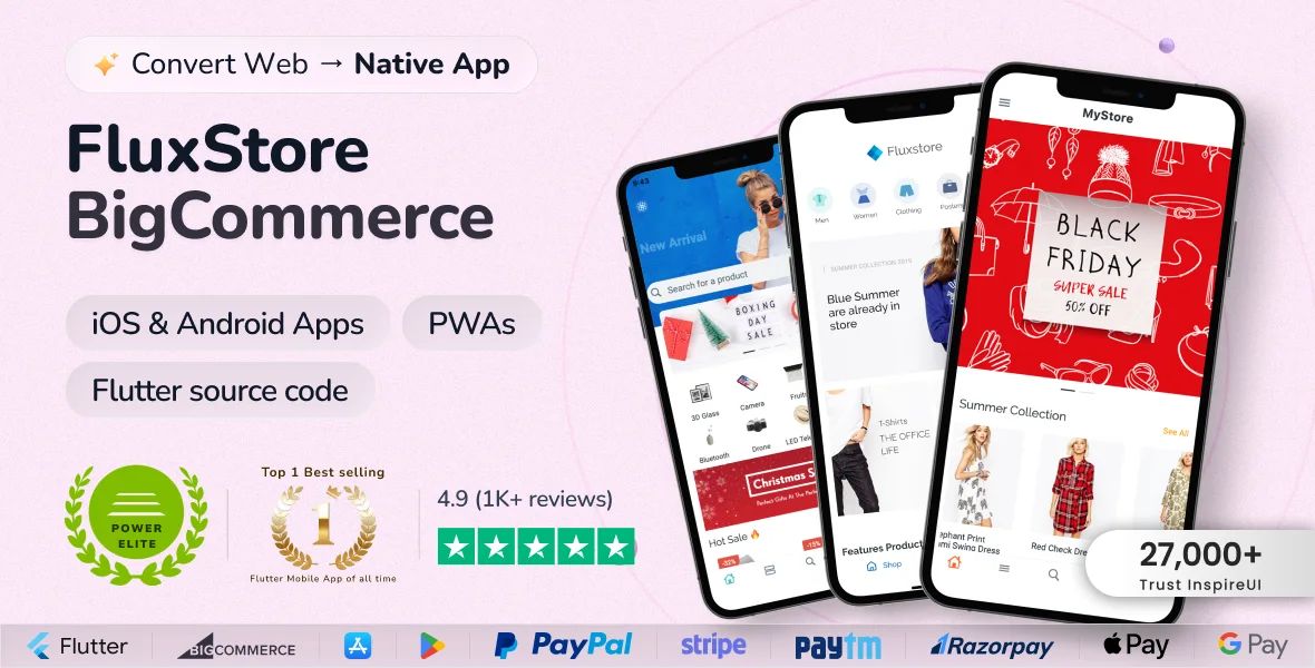 FluxStore BigCommerce - Flutter E-commerce Full App