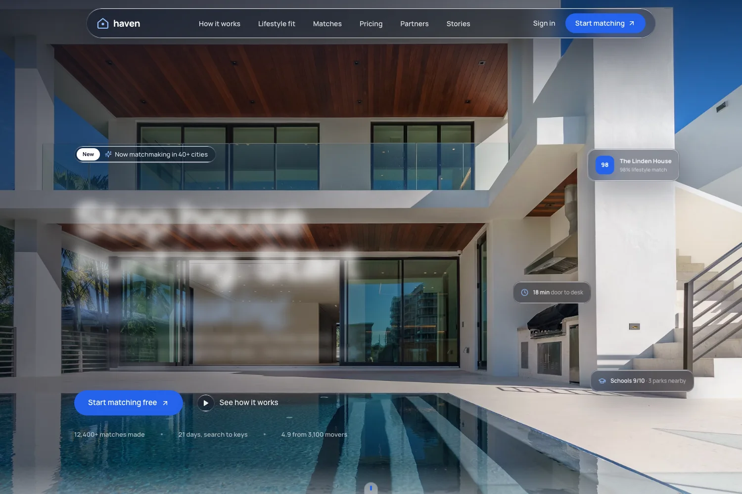 Haven: AI home matching experience
