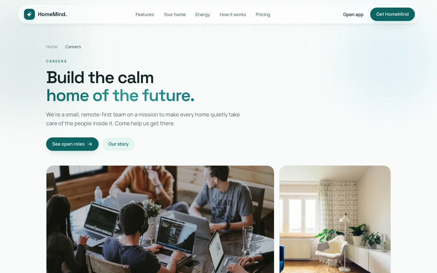 HomeMind - Smart Home AI UI Source Code - Careers