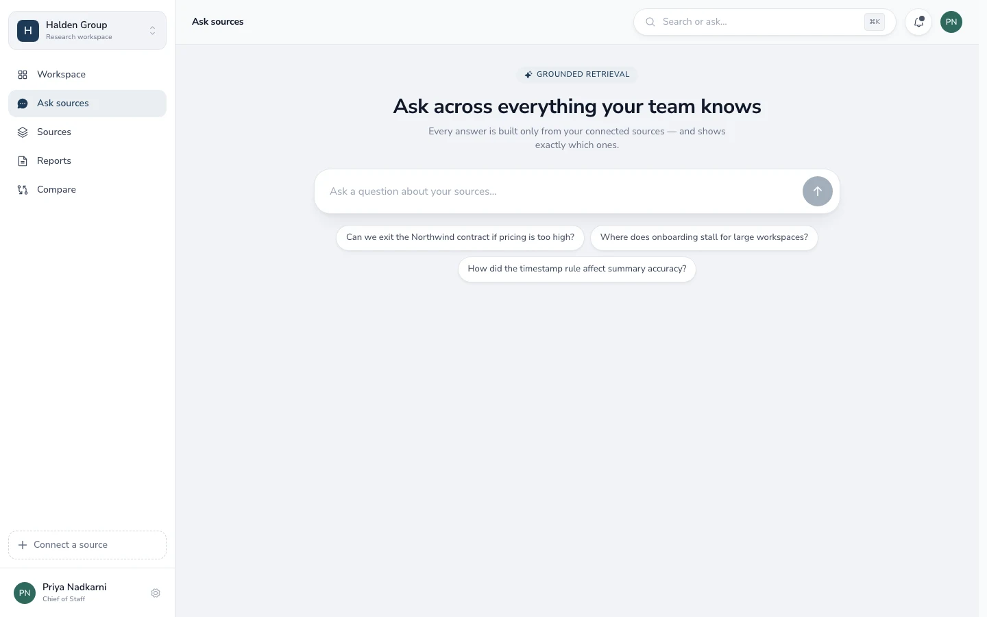 Marginalia - AI Knowledge Workspace Source Code - Source-grounded AI search