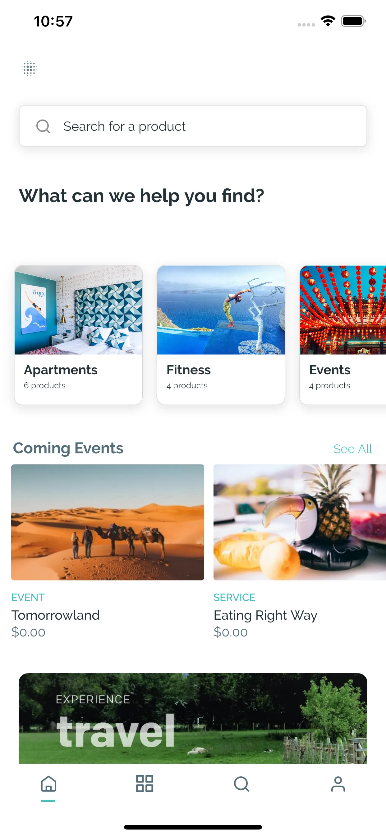 FluxStore Listing - FluxStore Listing mobile experience - screen 1