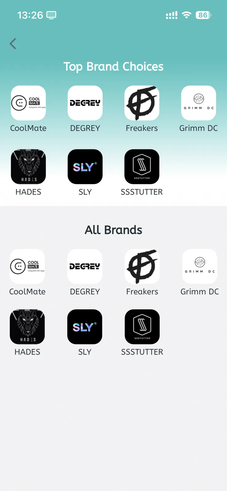 Fluxstore Multi Vendor - Flutter E-commerce Full App - Brand directory