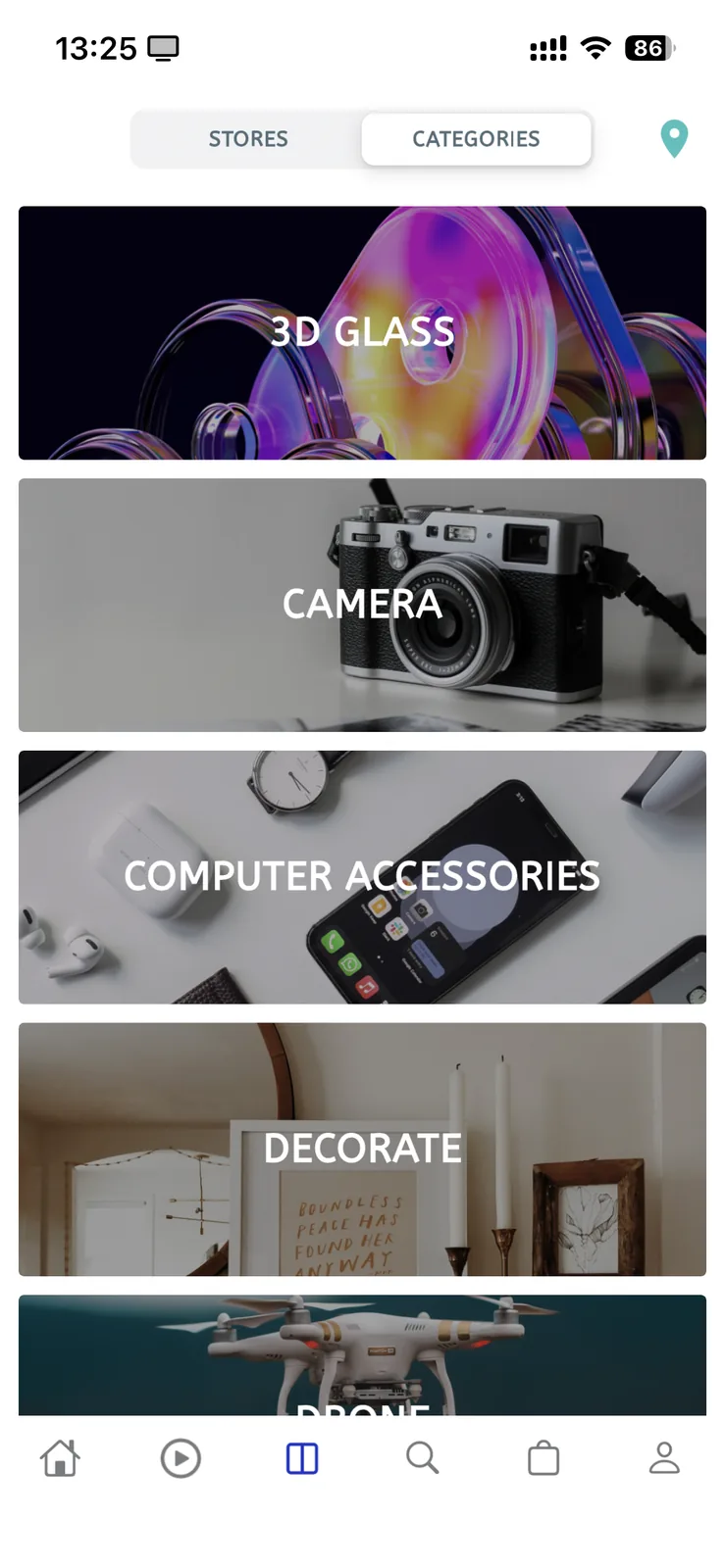 Fluxstore Multi Vendor - Flutter E-commerce Full App - Marketplace categories