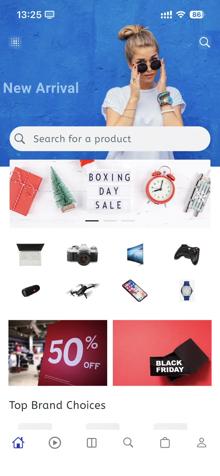 FluxStore Multi Vendor - Marketplace home