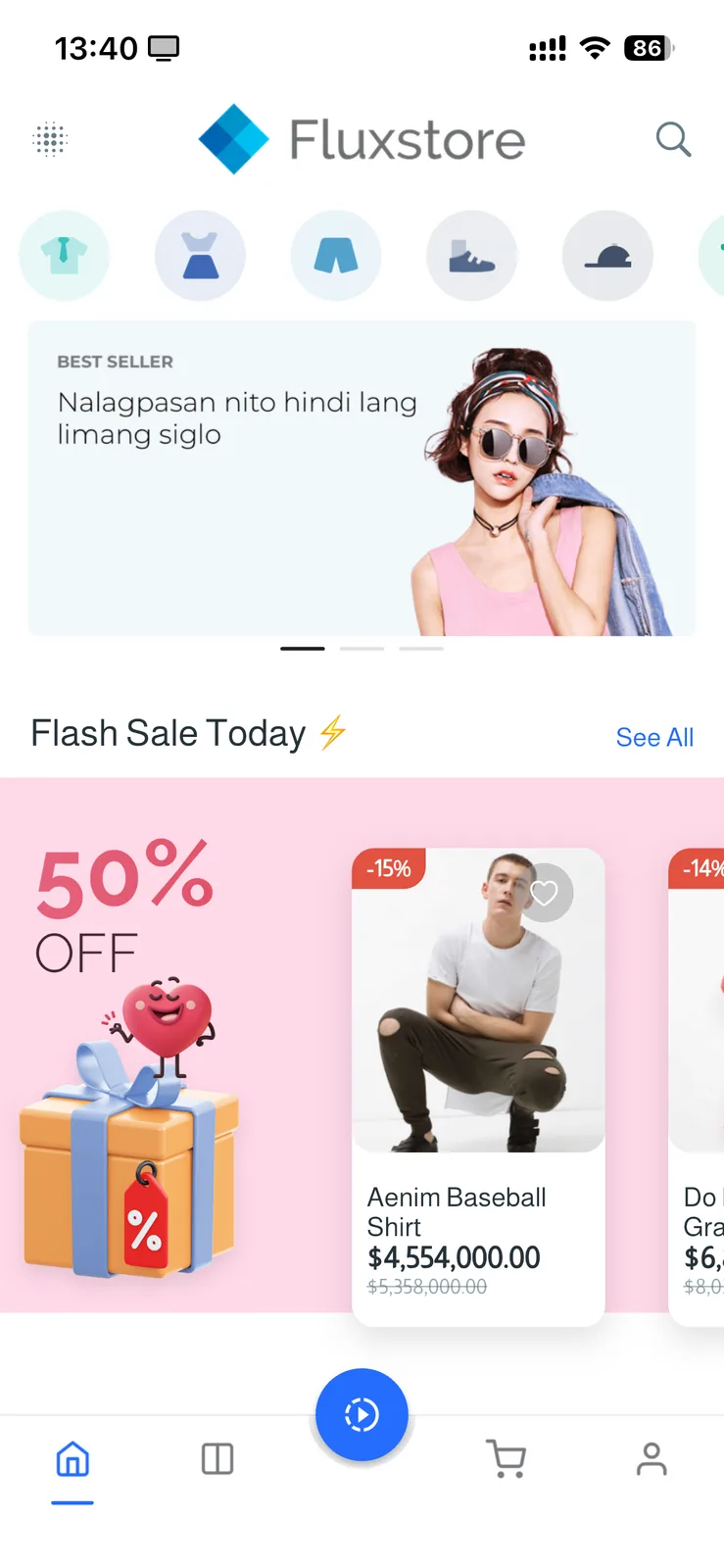 FluxStore Shopify - Shopify storefront home