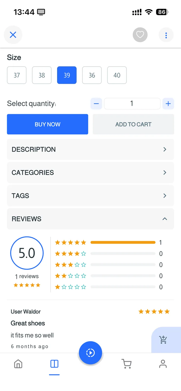 FluxStore Shopify - The Best Flutter E-commerce app - Product reviews